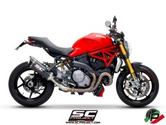 SC Project SC1-R Euro4 Carbon Auspuff fr Ducati Monster 1200 MY17 & R